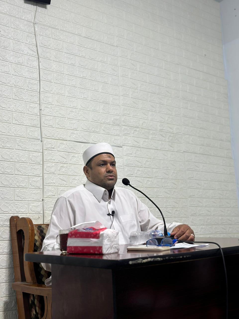 الدكتور محمود عابدين في محاضرة